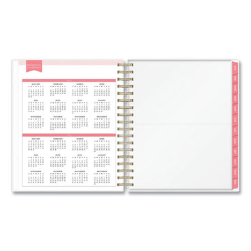 Blue Sky® Day Designer Navy Stripe Daily-monthly Planner, Navy Stripe Artwork, 10 X 8, Navy-white Cover, 12-month (jan To Dec): 2022 freeshipping - TVN Wholesale